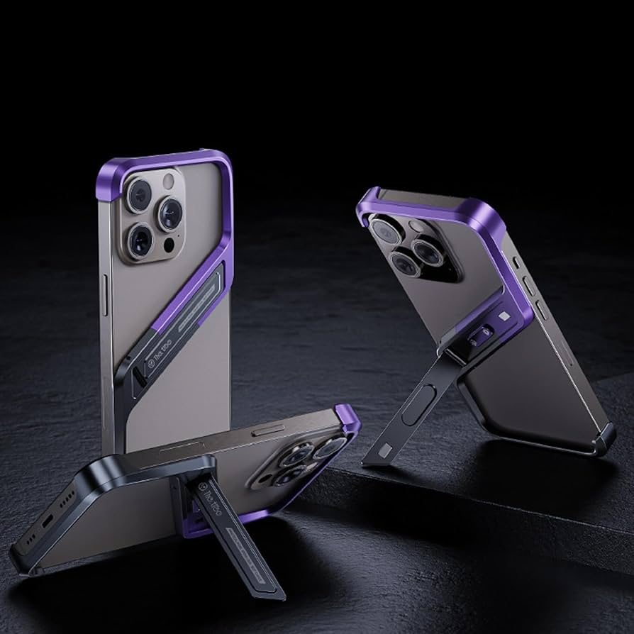 Z-Shaped Case for iPhone 16/16 Pro/16 Pro Max, Aluminum